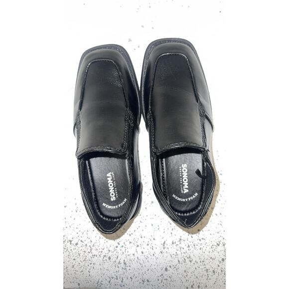Sonoma Goods for Life Boys Black Slip-On Dress Shoes, Size 12M - Picture 4 of 7